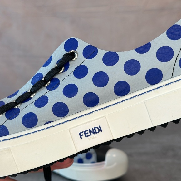 Fendi Authentic Leather Sneakers - Picture 3 of 11